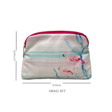 Blushing Flamingos Travel kit-Set of 2