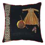 Royal Robe embroidered Cushion Cover