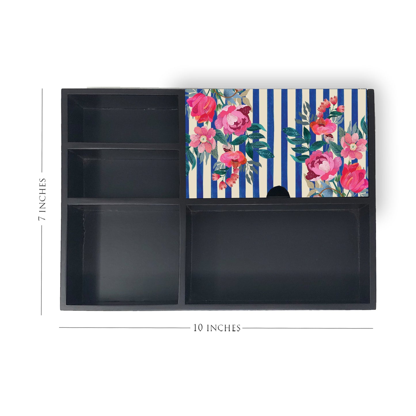 Stripes And Petal Organiser Tray
