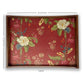 Indian Mogra Wooden Tray Set