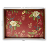 Indian Mogra Wooden Tray Set