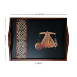 Royal Robe Wooden Tray Set