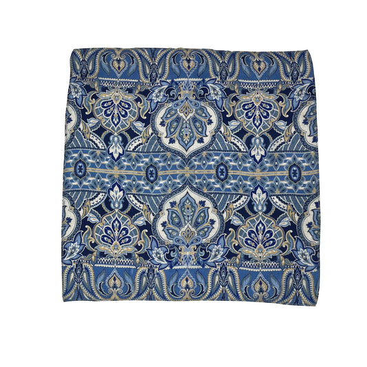 Blue Paisley Pocket Square