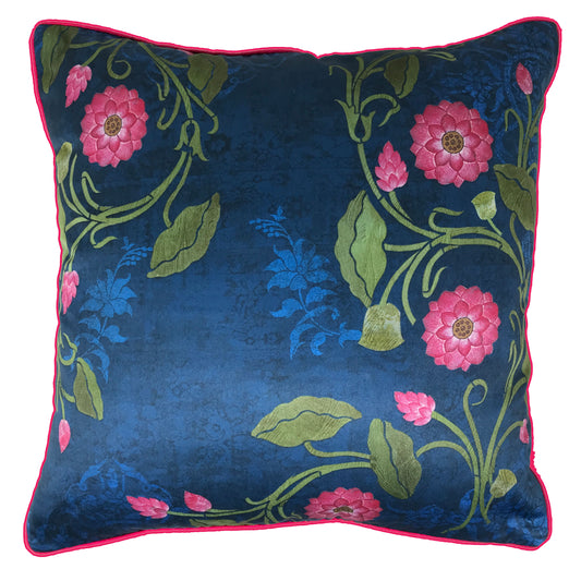 Lotus Jaal Cushion Cover