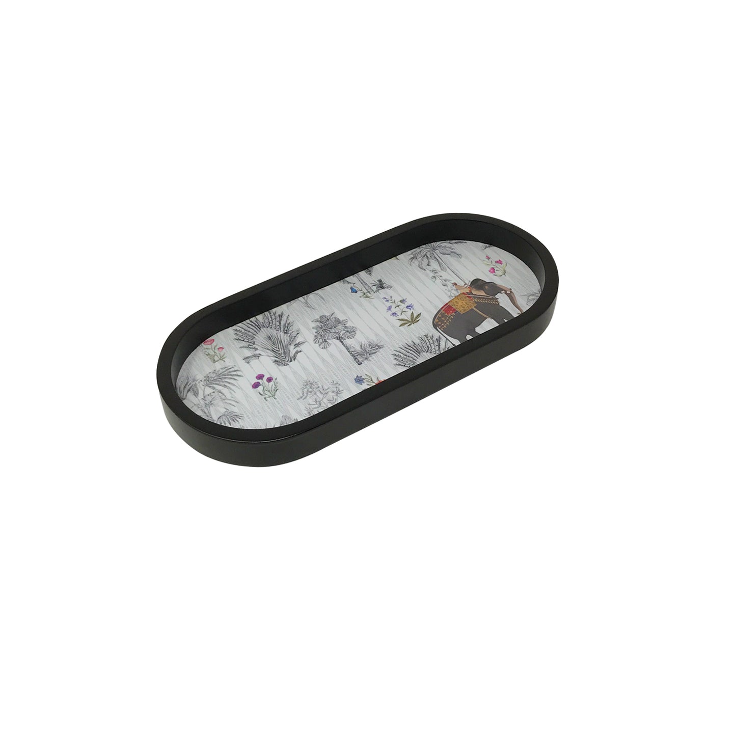 Majestic Elephant Oval Small Tray