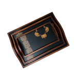 Royal Robe Wooden Tray Set