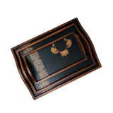Royal Robe Wooden Tray Set