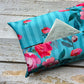 Stripes & Petal Fabric Tissue Box Cover