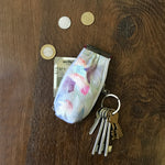 Subtle Foliage Key Pouch