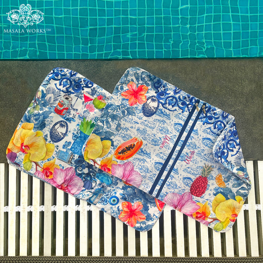 Radiant Garden On Ink Lingerie Bag
