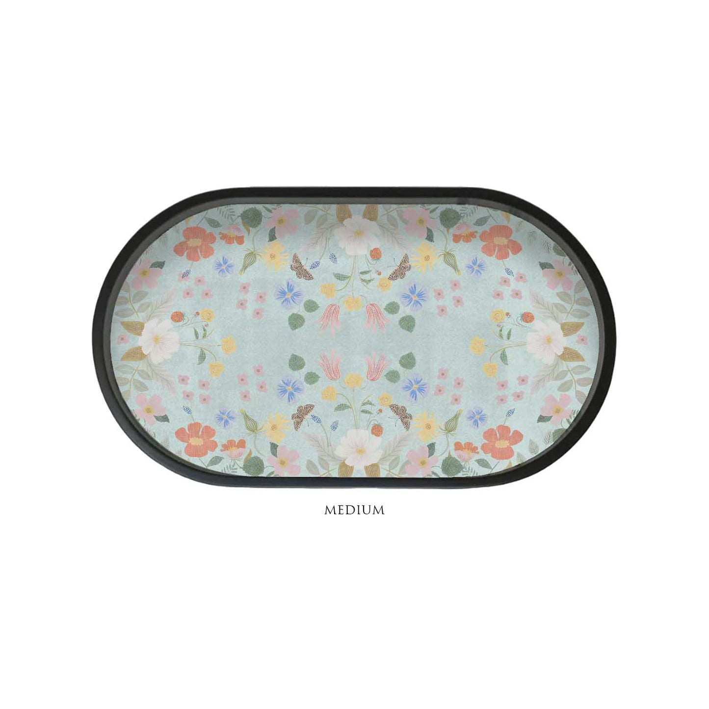 Pale Blossom Oval Tray Set