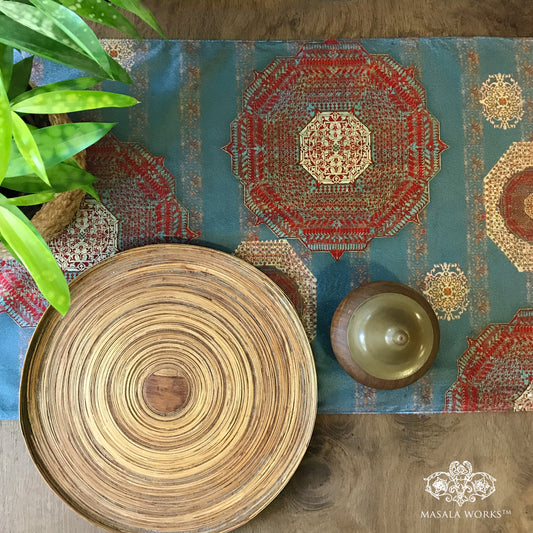 Moorish Boota Reversible Table Runner