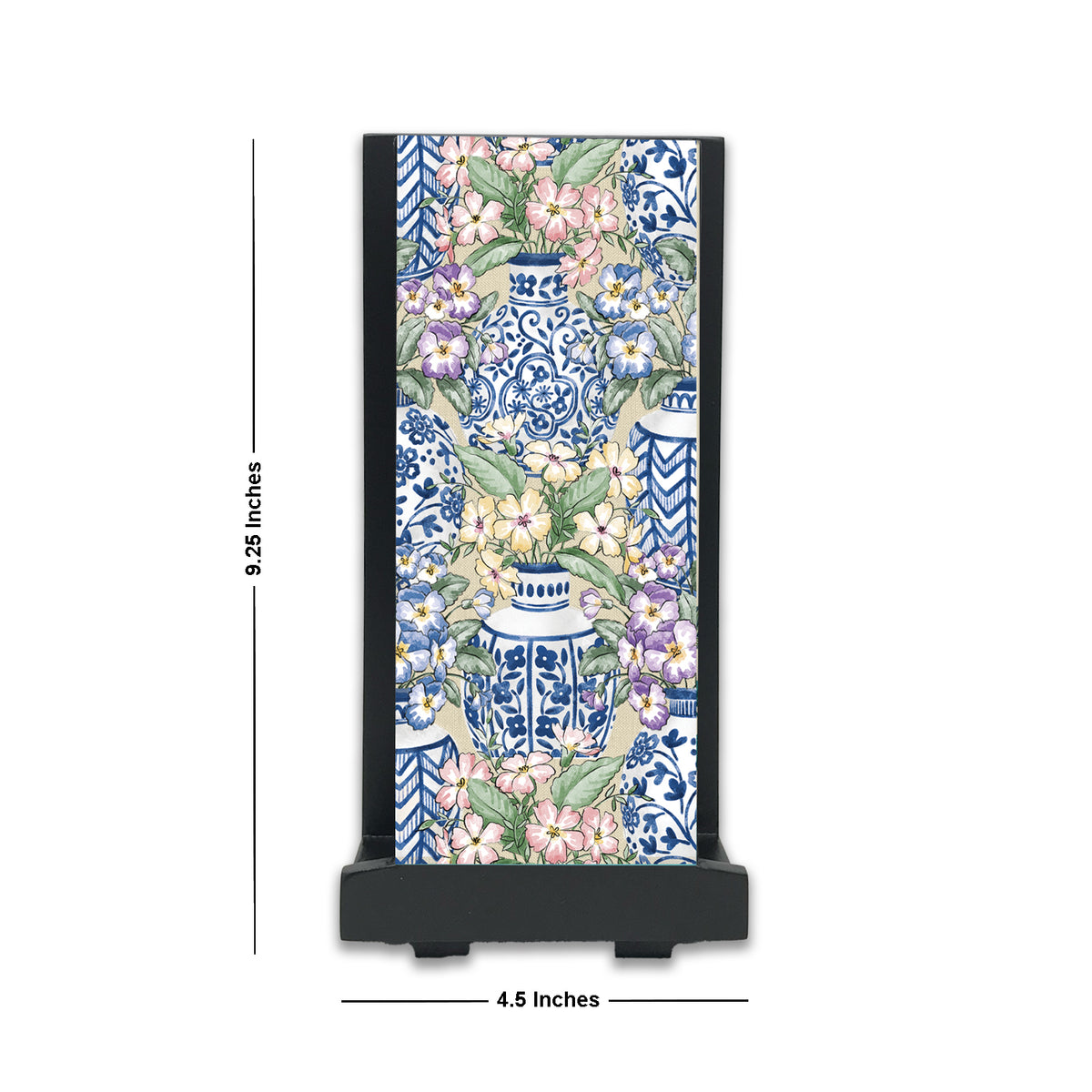 Blue Pottery Cloth Napkin Stand