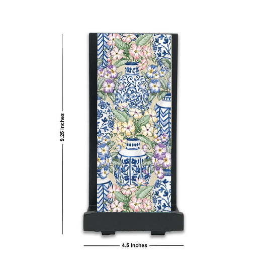 Blue Pottery Cloth Napkin Stand