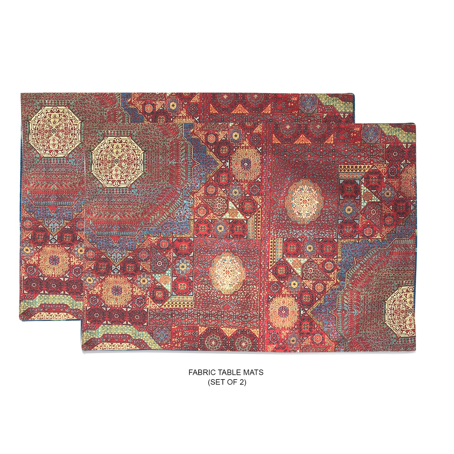 Moorish Jaal Fabric Table mats (set of 2)