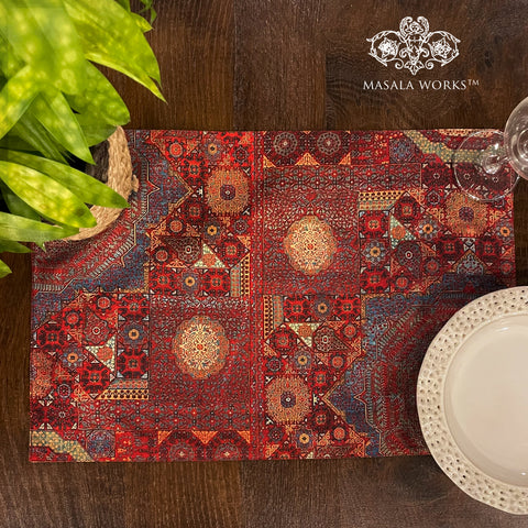 Moorish Jaal Fabric Table mats (set of 2)