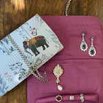 Majestic Elephant Jewellery Pouch