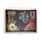 Midnight Foliage Wooden Tray Set