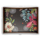 Midnight Foliage Wooden Tray Set