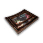 Midnight Foliage Wooden Tray Set