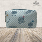Subtle Print Travel Pouch