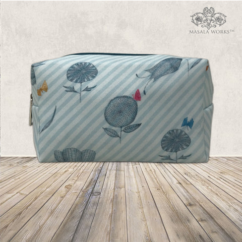 Subtle Print Travel Pouch