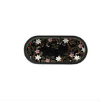 Midnight Blooms Oval Small Tray