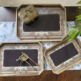 Coco Grunge Wooden Tray Set