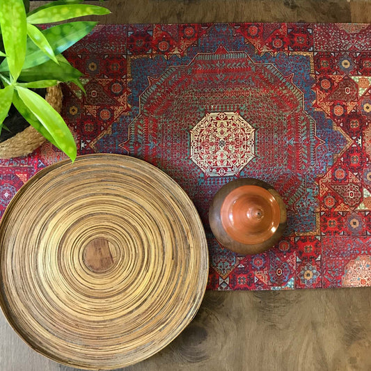 Moorish Boota Reversible Table Runner
