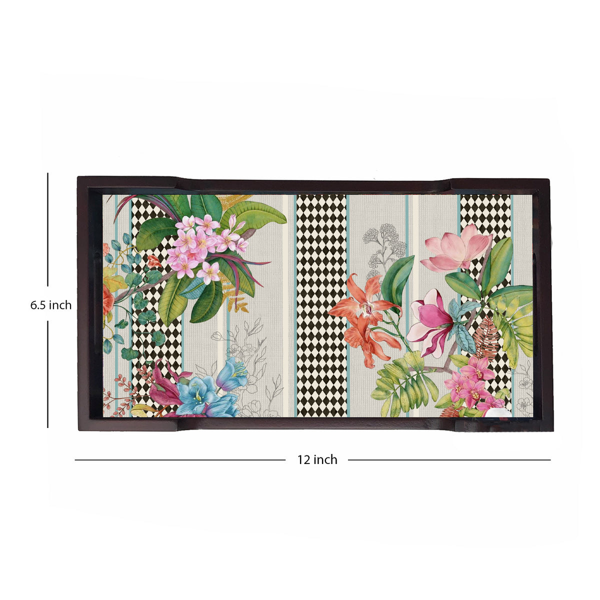 Monochrome Meadow Small Tray