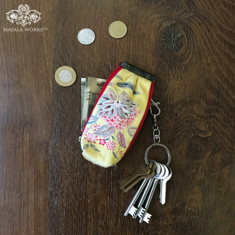 Aster Blooms Key Pouch
