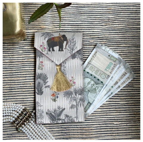 Majestic Elephant Gift Envelope - Small