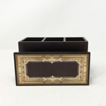 Coco Grunge Cutlery Stand with Tissue Paper Holder