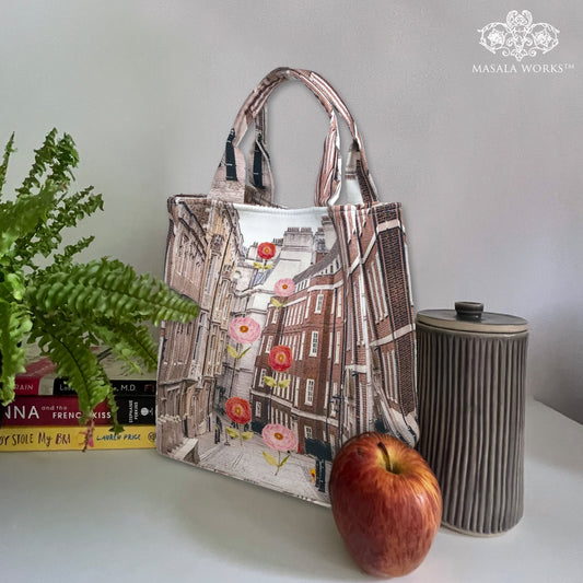Urban Bloom Scape Lunch bag