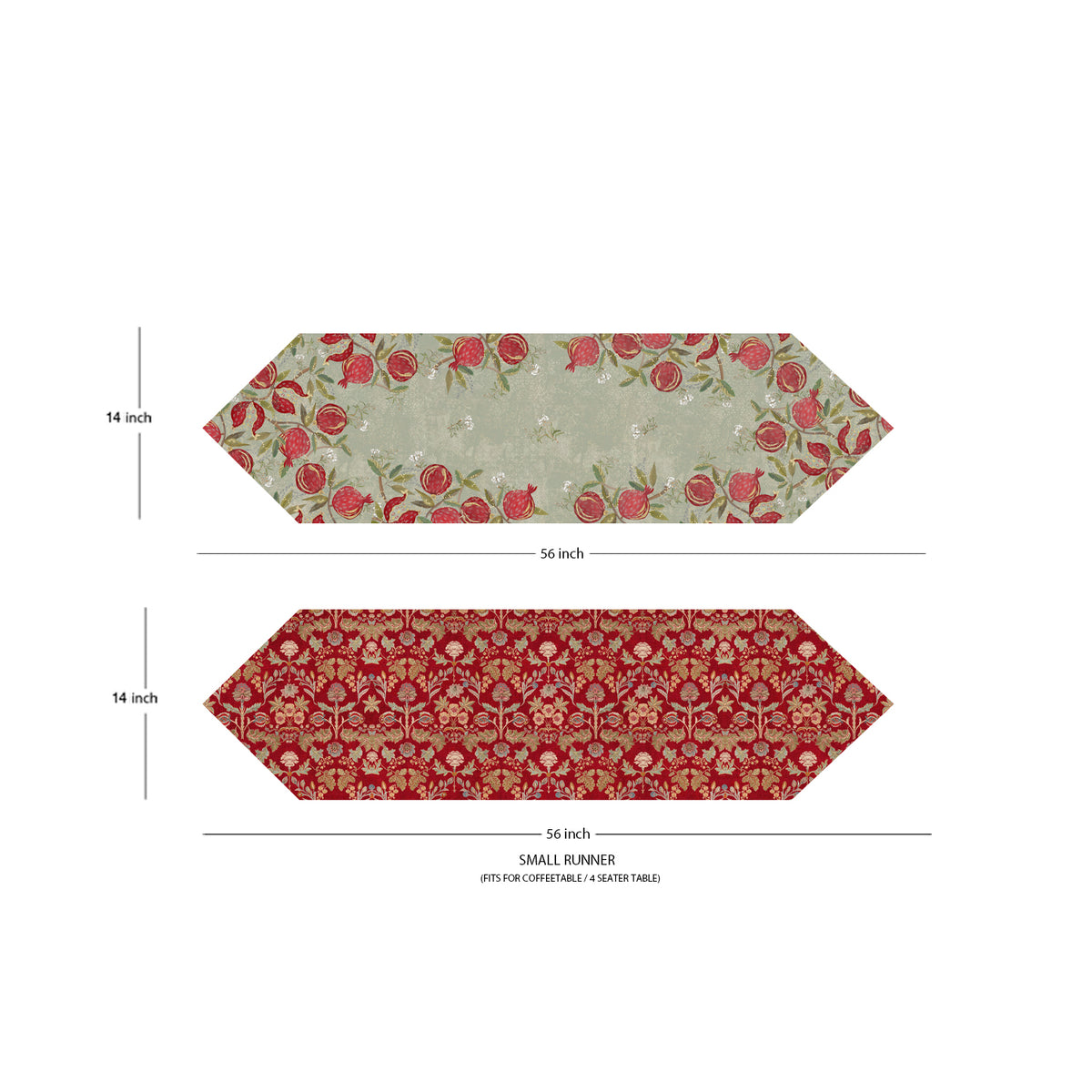 Pom Royale Reversible Table Runner