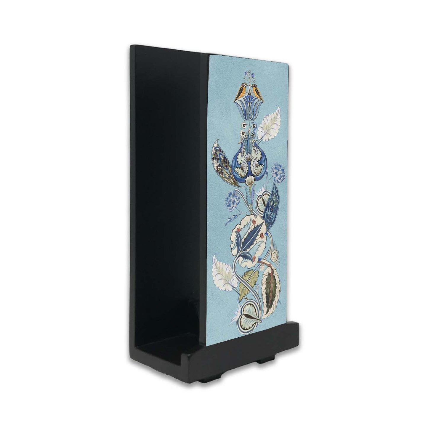 Azure Foliage Cloth Napkin Stand