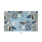 Azure Foliage  Fabric Tissue Box Cover