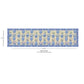 Blue Pottery Cotton Table Runner