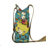 Floral Grunge Water Bottle sling with Mobile Holder