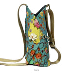 Floral Grunge Water Bottle sling with Mobile Holder