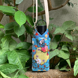 Floral Grunge Water Bottle sling with Mobile Holder