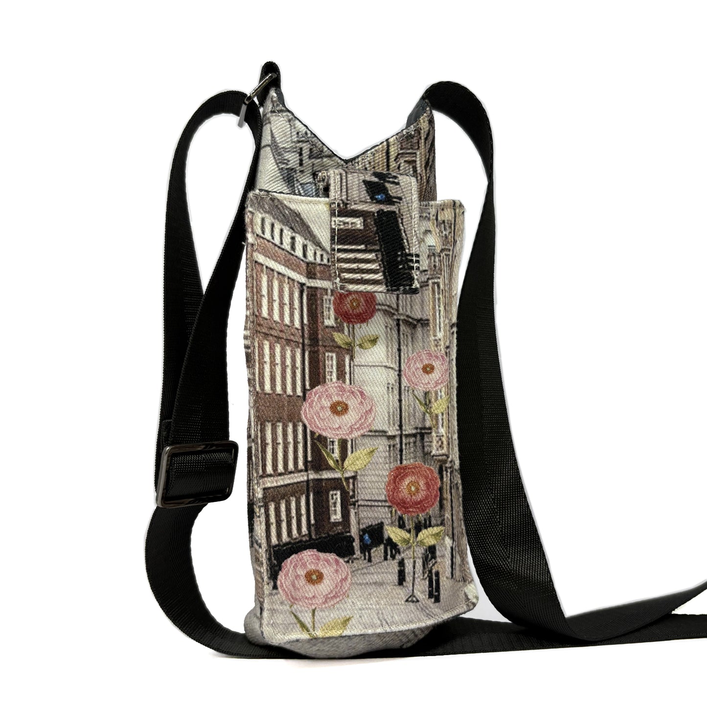 Urban Bloom Water Bottle sling with Mobile Holder