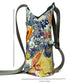 Radiant Garden On Ink Water Bottle sling with Mobile Holder