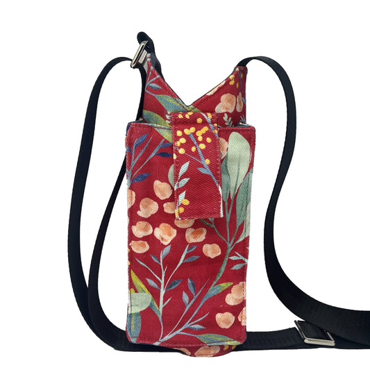 Blushing Meadow Water Bottle sling with Mobile Holder