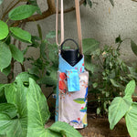 Tropical Fruit Canopy Water Bottle sling with Mobile Holder