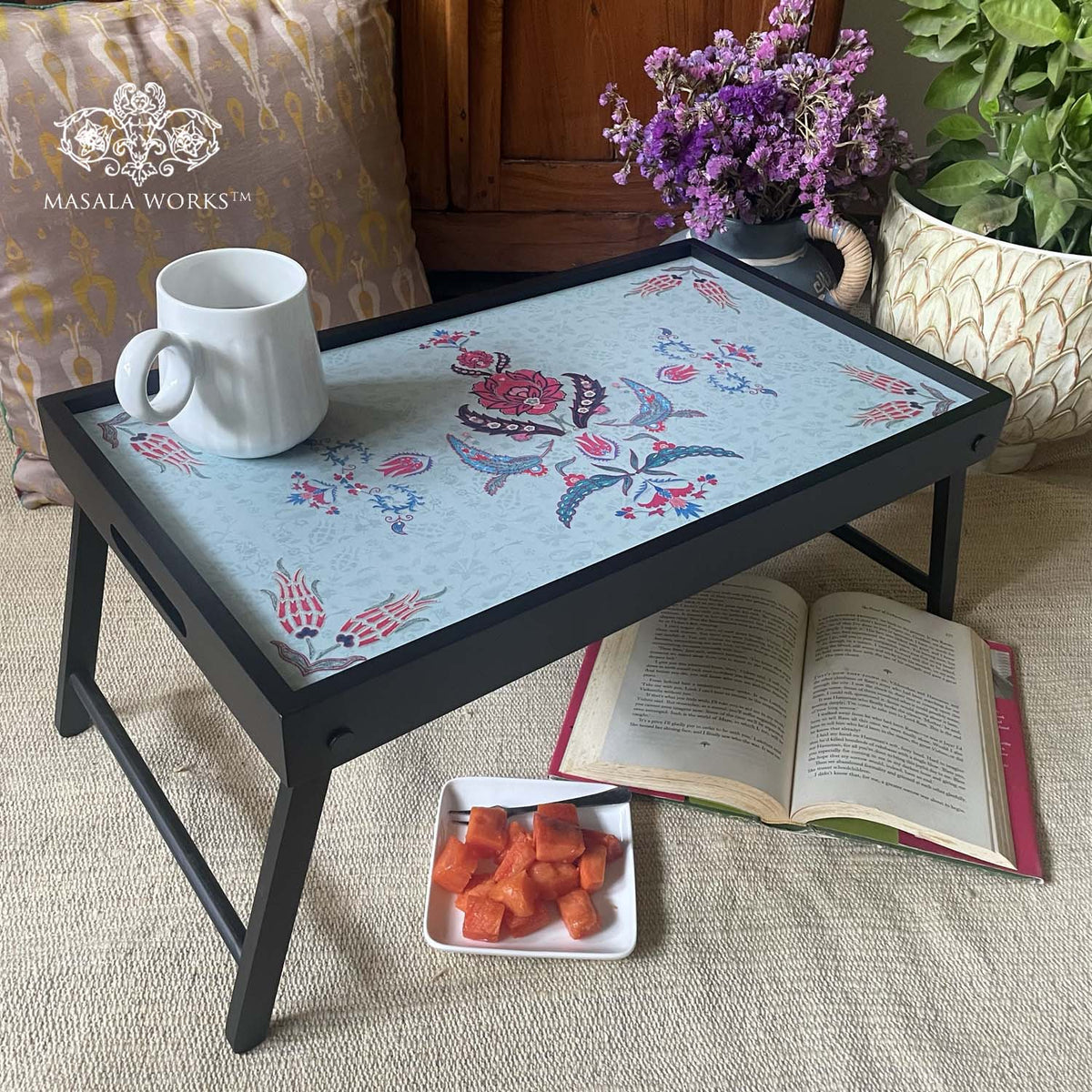 Suzani Boota Folding Bed Tray