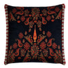 Black Paisley Cushions Cover With Coins