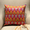 Blush Ikat Reversible Cushion Cover