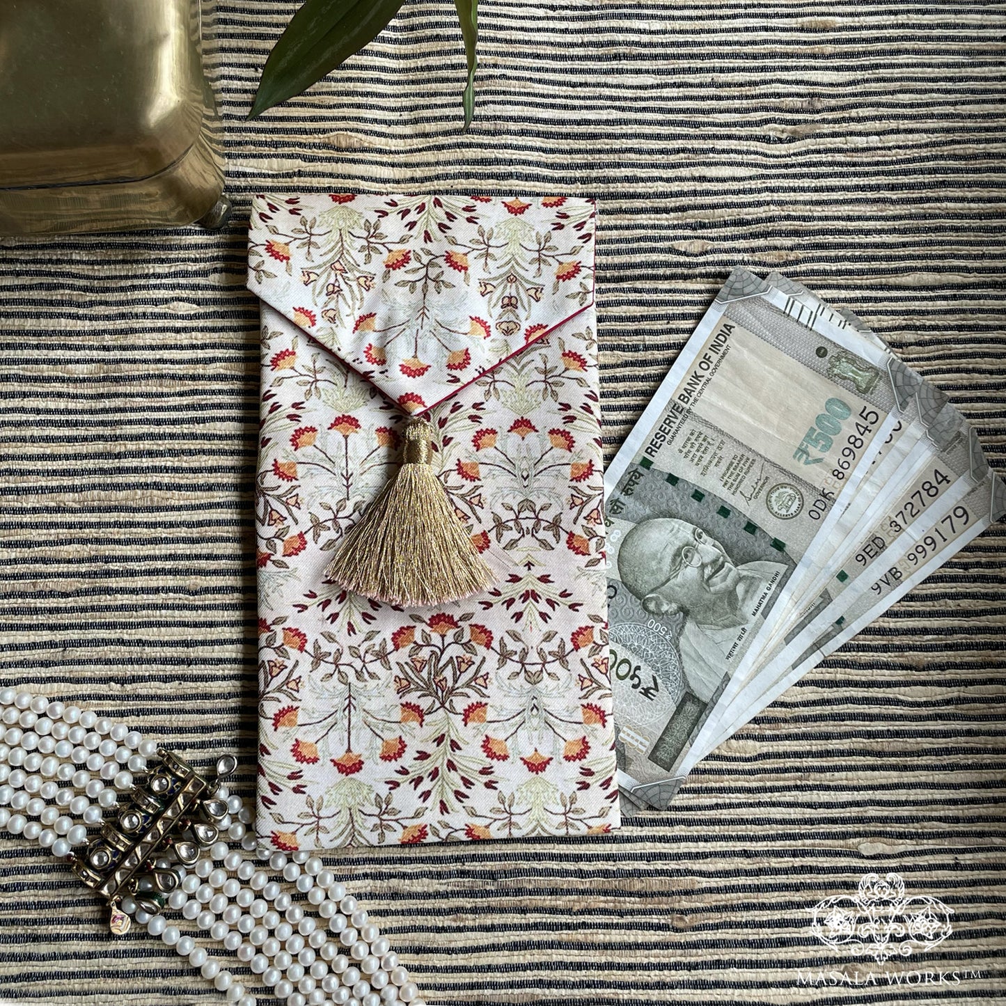 Delicate Floral Gift Envelope - Small