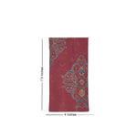 Ornate Mughal Boota Rust Gift Envelope - Small